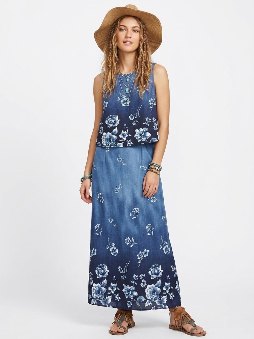 Boho Cottagecore Linen Blend Co Ord Set Floral Coastal Prairiecore Breathable